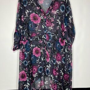 Torrid Lexie Sheer Hi-low Tunic Top